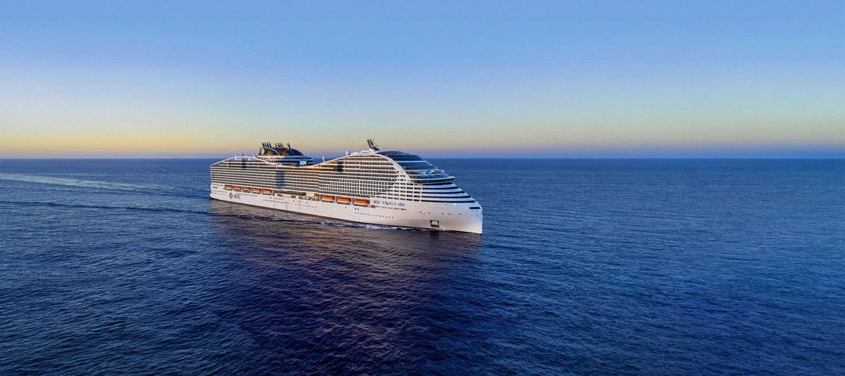 MSC World Europa auf See