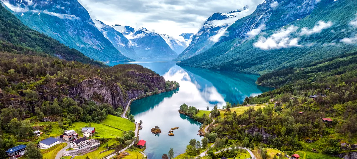 Norwegen Fjordlandschaft
