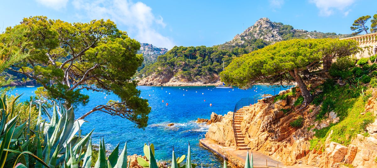 Küstenabschnitt der Costa Brava in Spanien