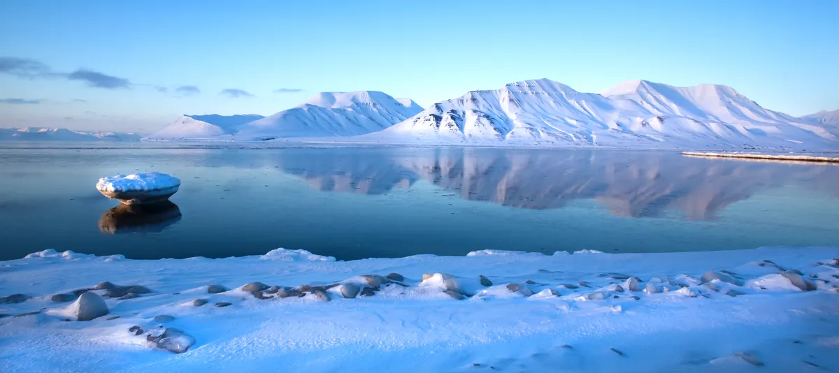Norwegen Spitzbergen Isfjord