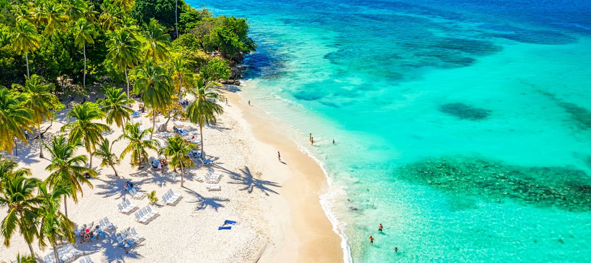 Dominikanische Republik Cayo Levantado island