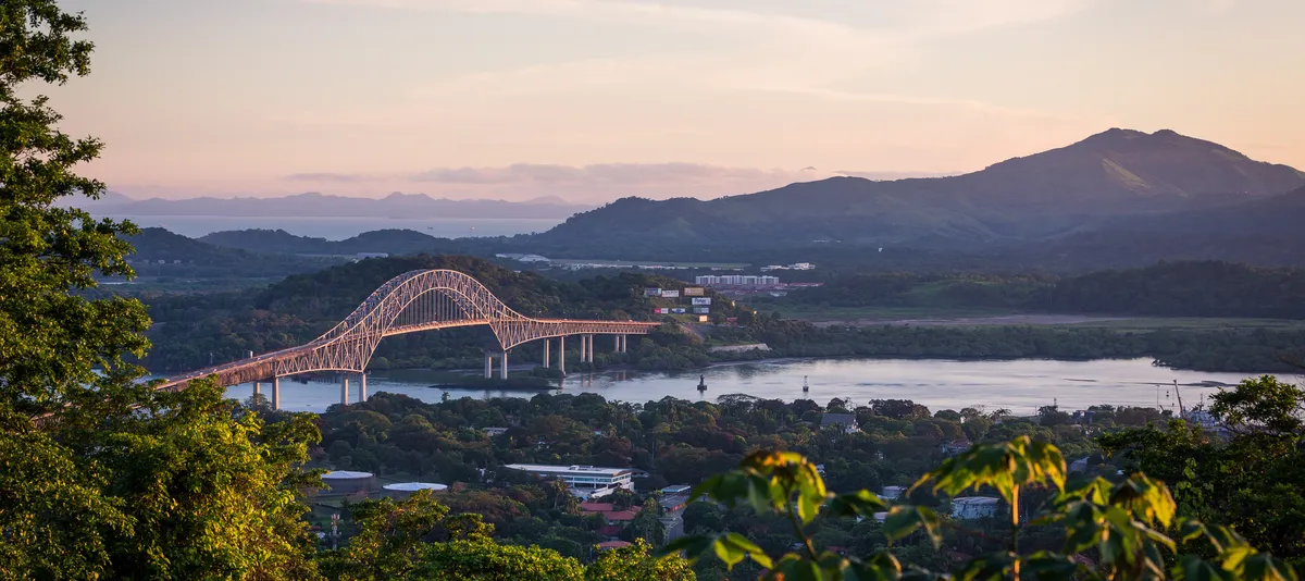 Nordamerika Panamakanal Brücke