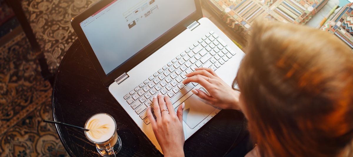Frau Laptop