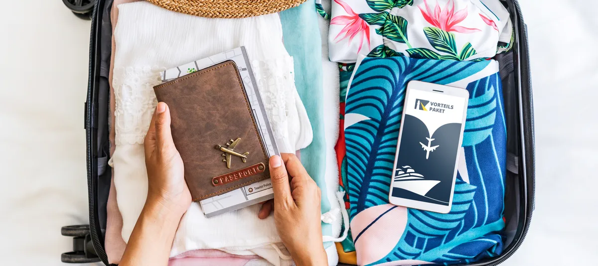 Gepackter Reisekoffer