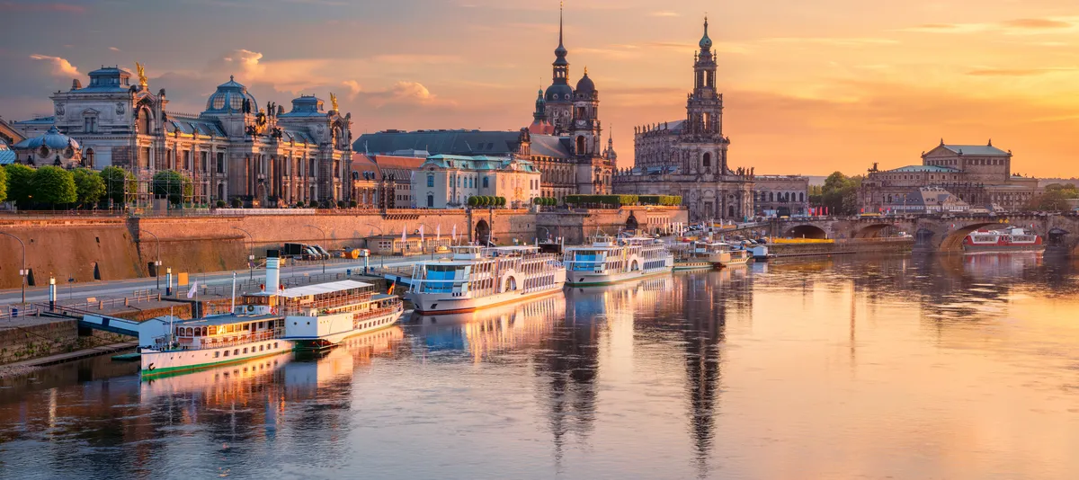 Deutschland Dresden Elbe